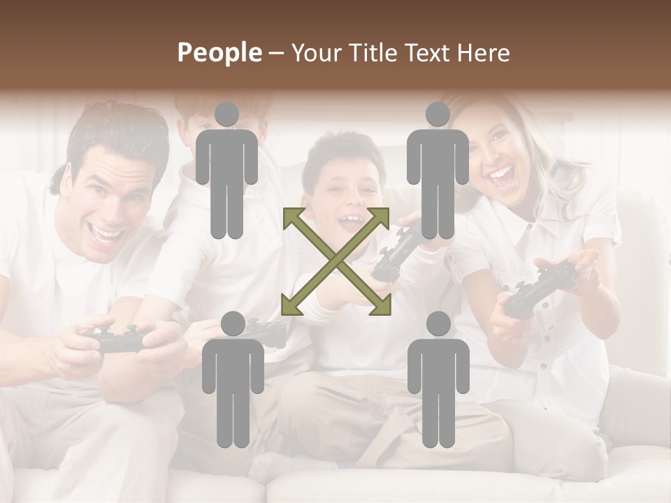 Computer Relationship Woman PowerPoint Template