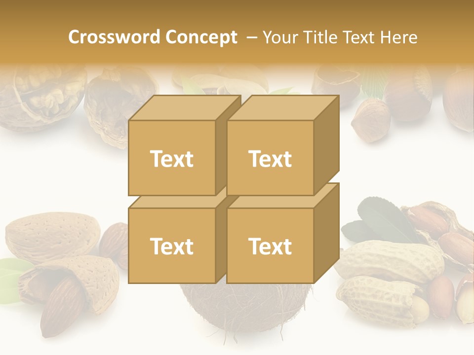 Tasty Coconut Brown PowerPoint Template