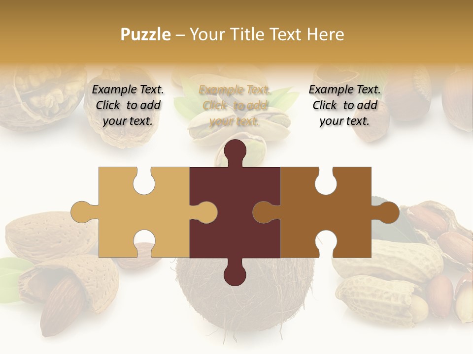 Tasty Coconut Brown PowerPoint Template