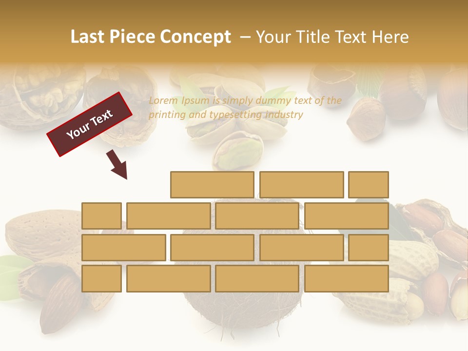 Tasty Coconut Brown PowerPoint Template