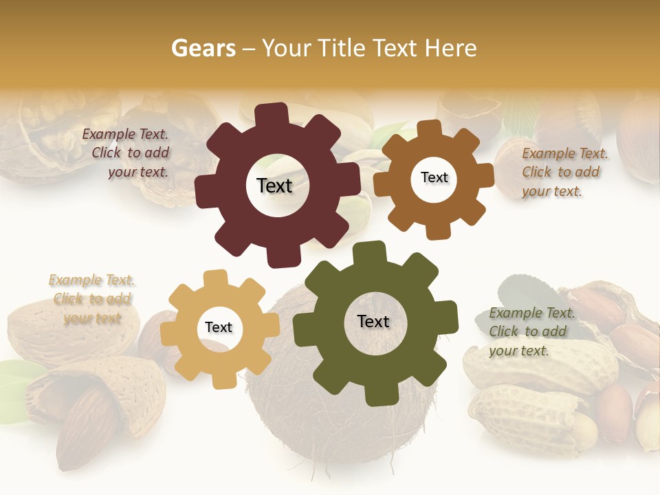 Tasty Coconut Brown PowerPoint Template