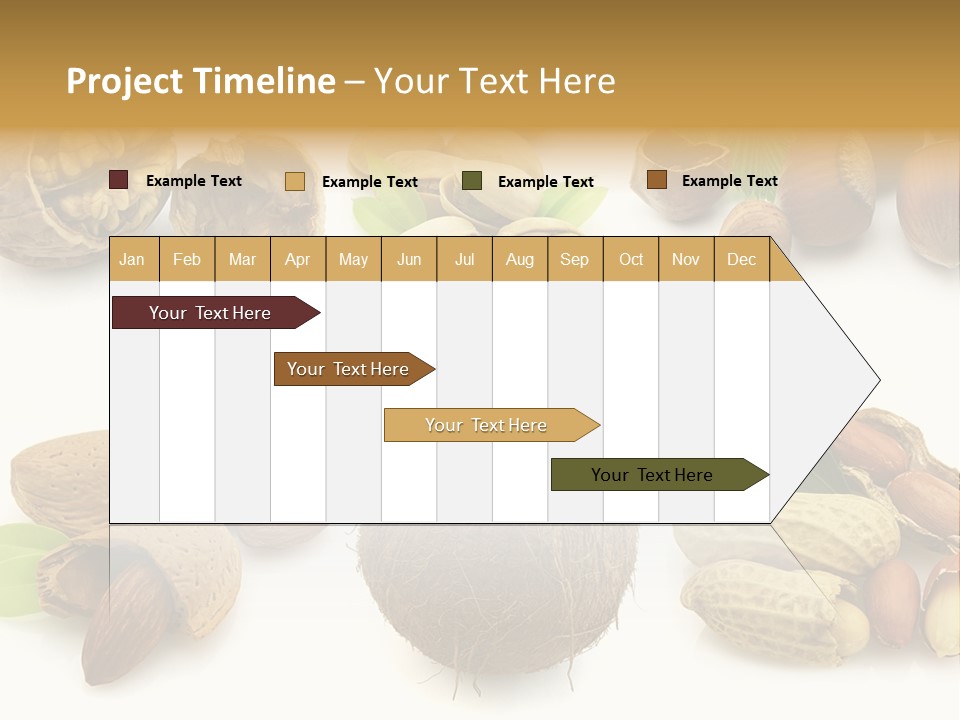 Tasty Coconut Brown PowerPoint Template