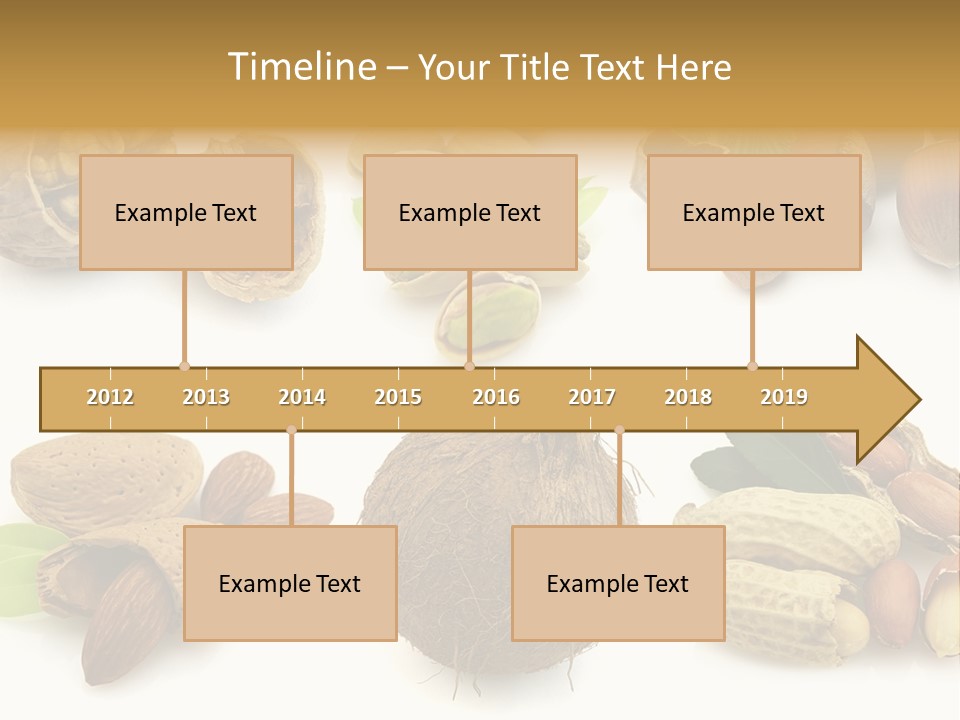 Tasty Coconut Brown PowerPoint Template