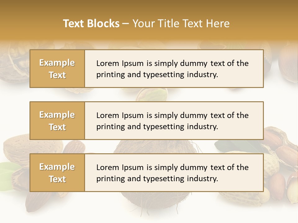 Tasty Coconut Brown PowerPoint Template