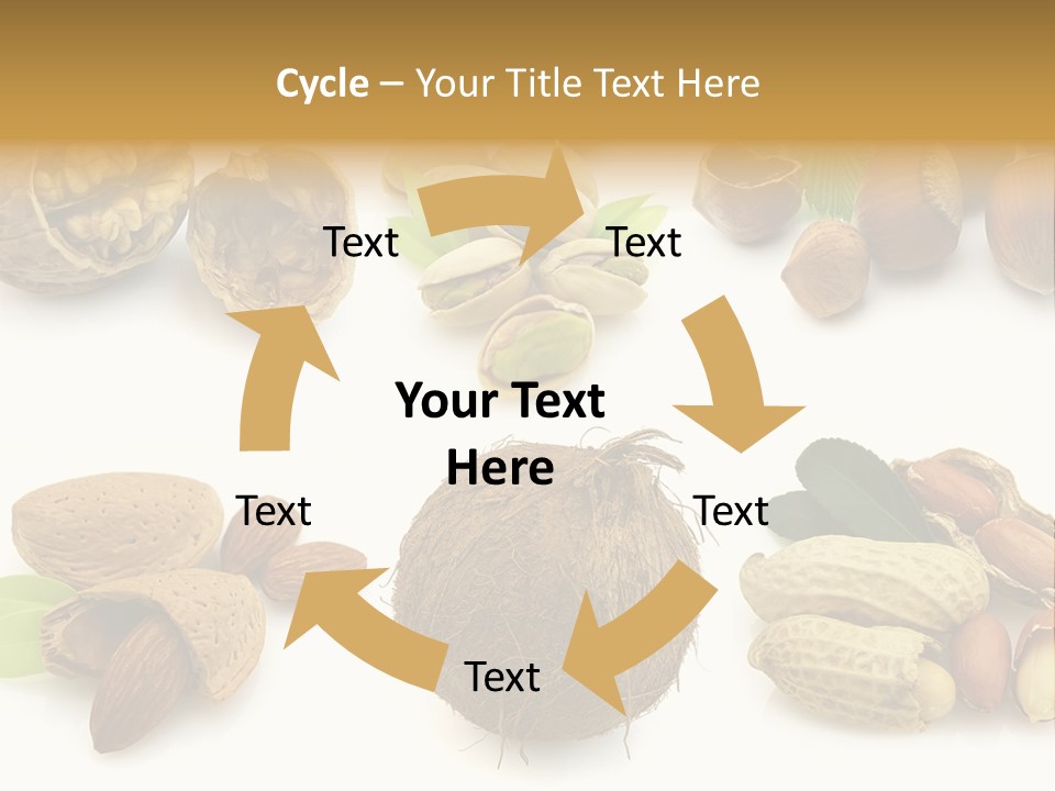 Tasty Coconut Brown PowerPoint Template