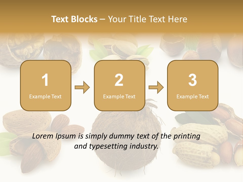 Tasty Coconut Brown PowerPoint Template