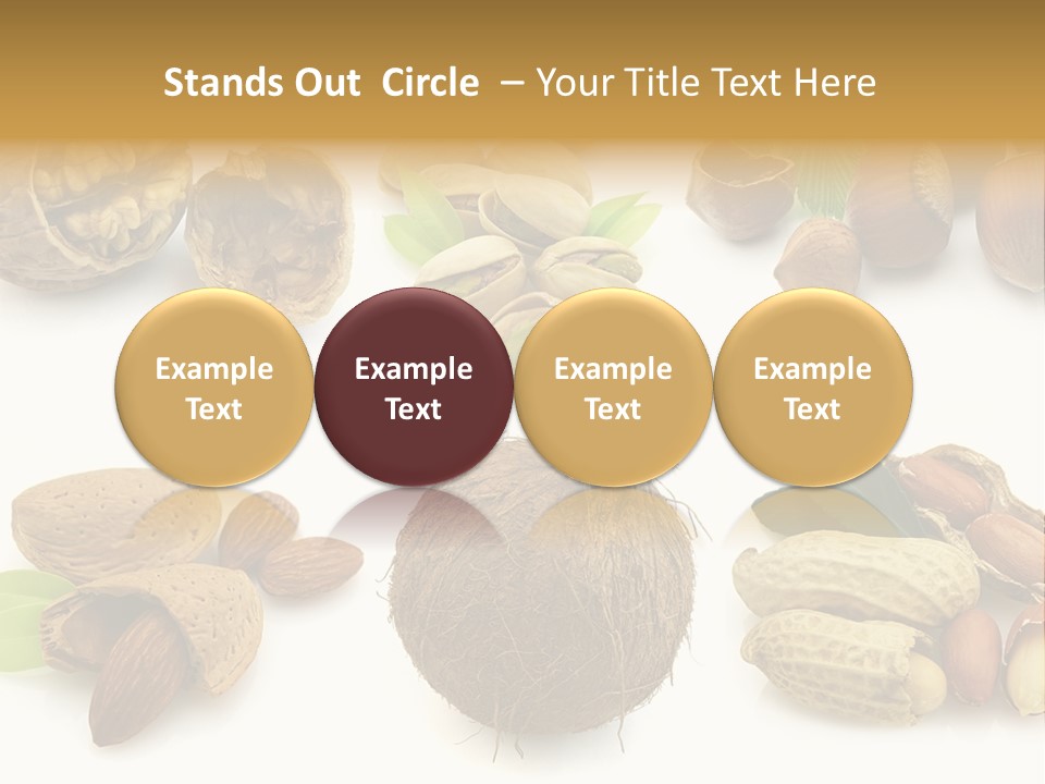Tasty Coconut Brown PowerPoint Template