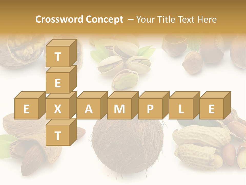 Tasty Coconut Brown PowerPoint Template