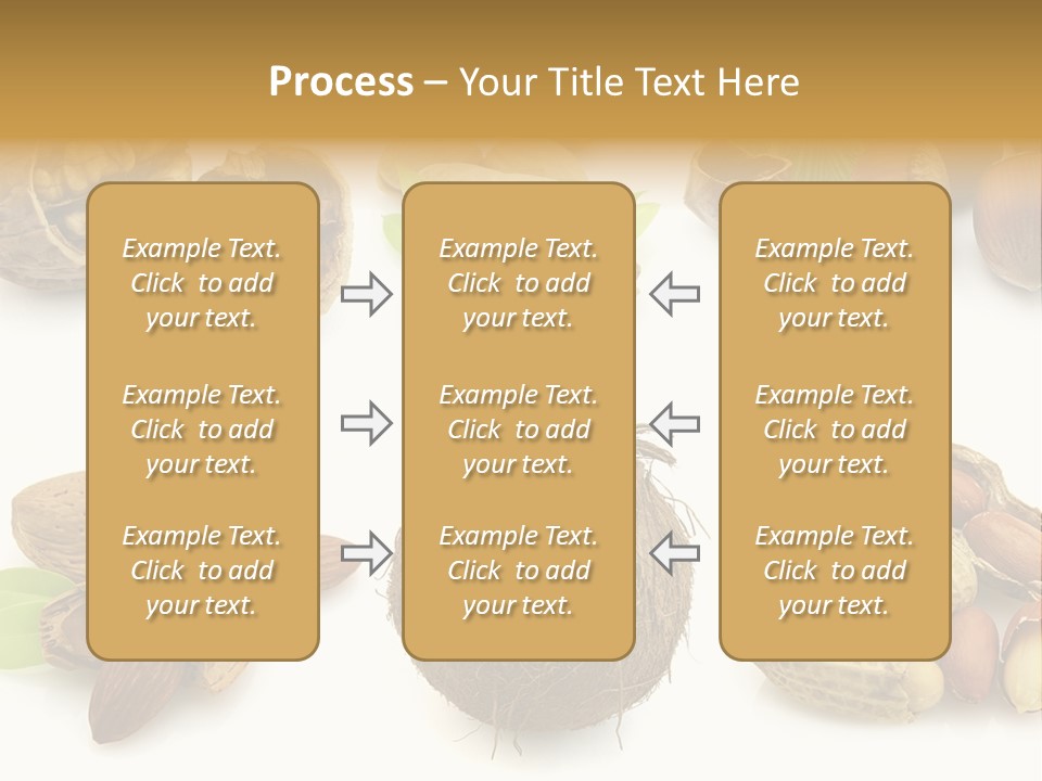 Tasty Coconut Brown PowerPoint Template