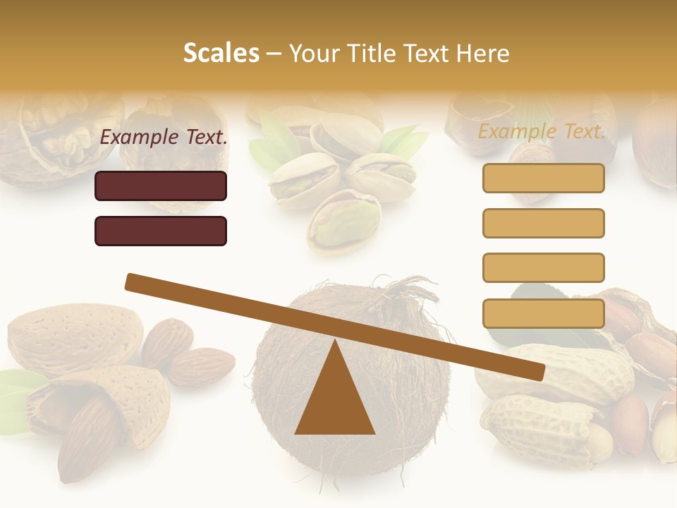 Tasty Coconut Brown PowerPoint Template