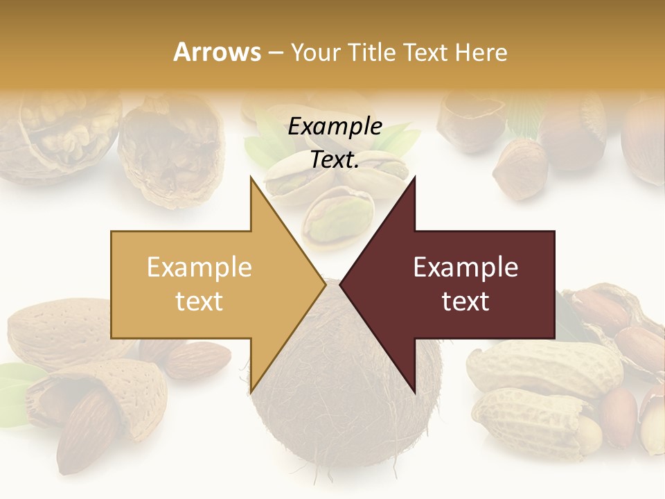 Tasty Coconut Brown PowerPoint Template