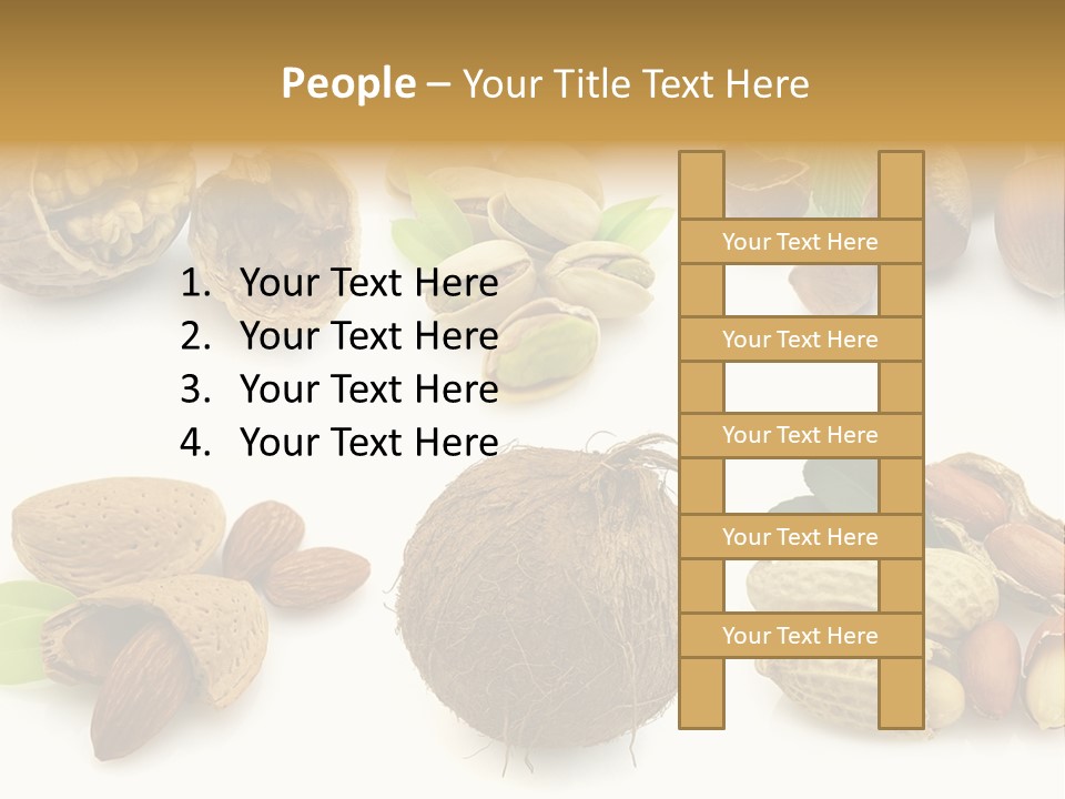 Tasty Coconut Brown PowerPoint Template