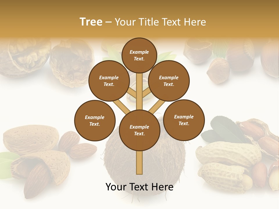 Tasty Coconut Brown PowerPoint Template