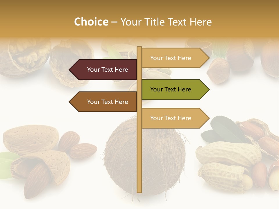 Tasty Coconut Brown PowerPoint Template