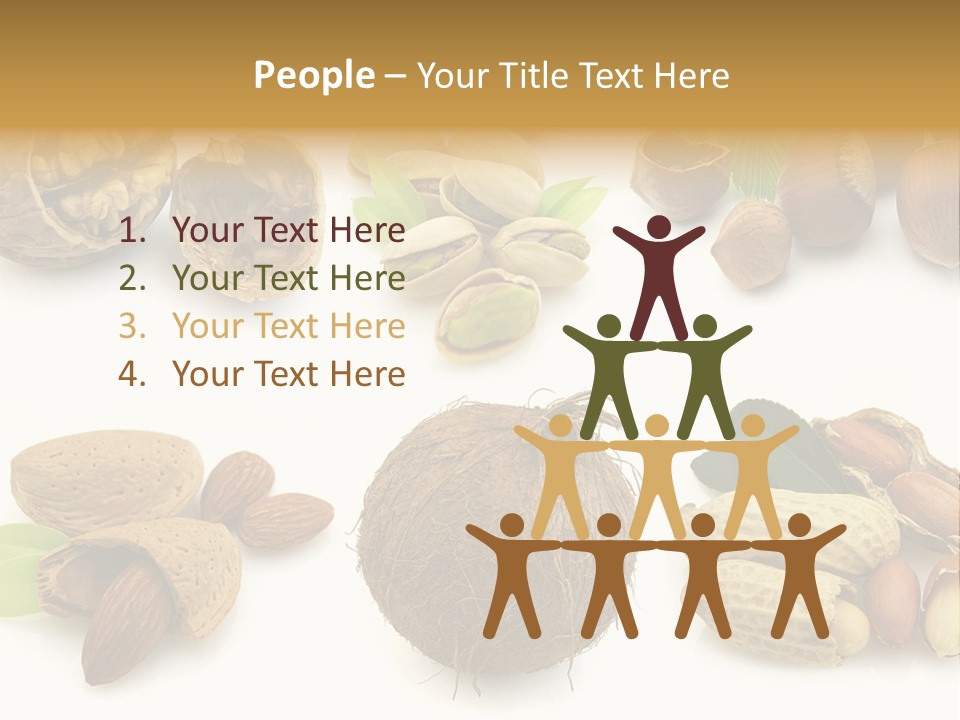 Tasty Coconut Brown PowerPoint Template