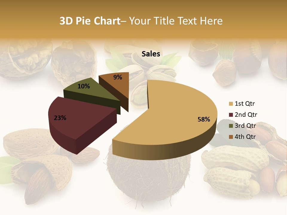 Tasty Coconut Brown PowerPoint Template
