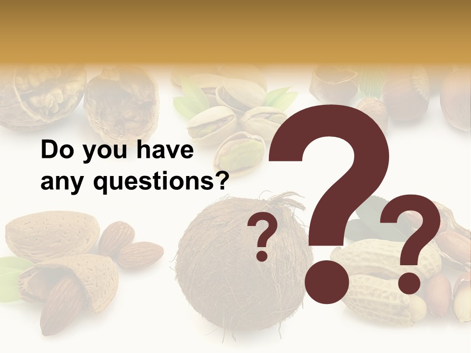 Tasty Coconut Brown PowerPoint Template