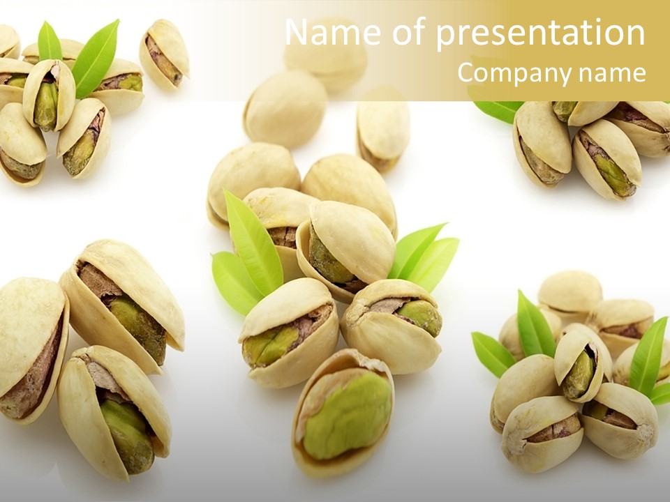 Seed Salted Dried PowerPoint Template