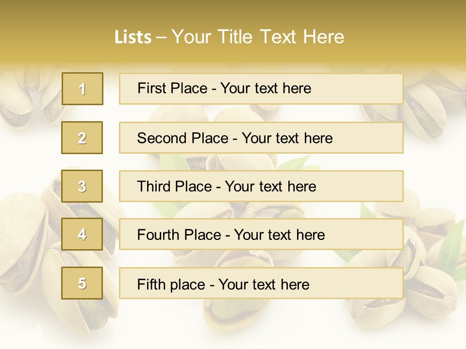 Seed Salted Dried PowerPoint Template