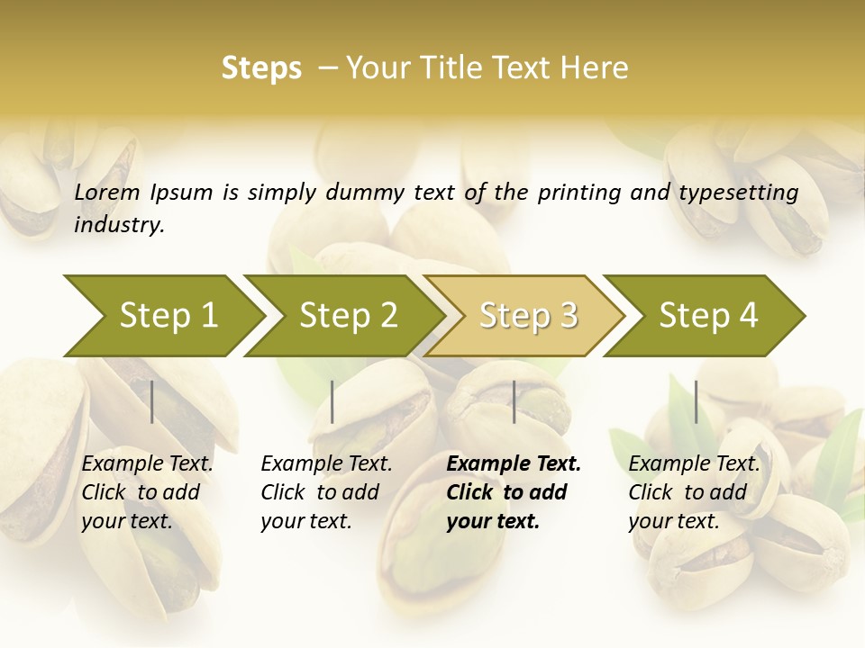 Seed Salted Dried PowerPoint Template