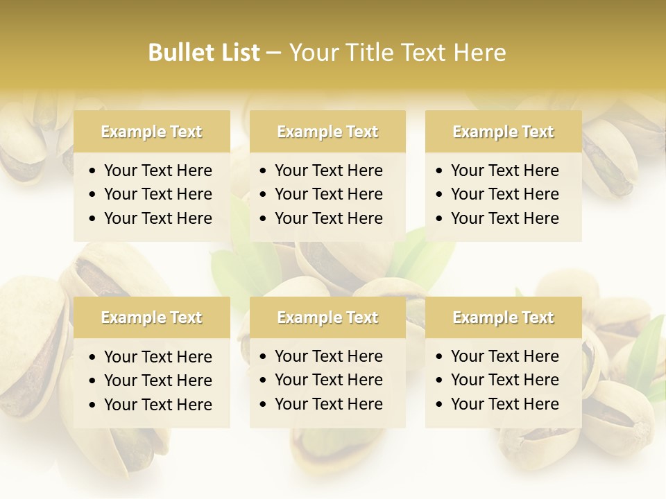 Seed Salted Dried PowerPoint Template