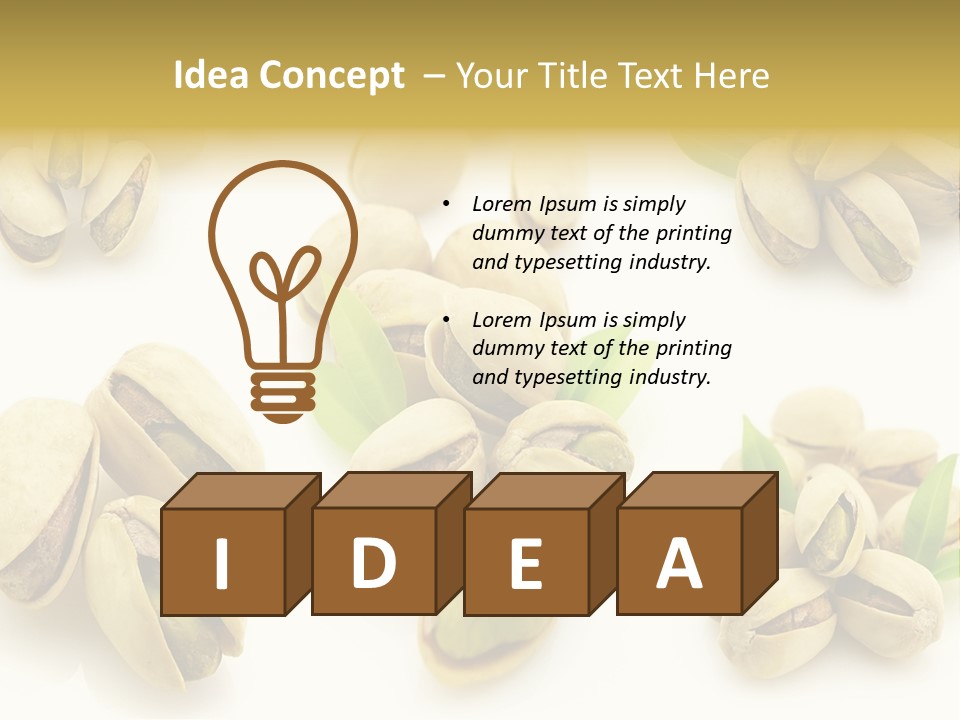 Seed Salted Dried PowerPoint Template