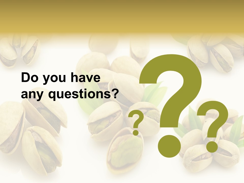 Seed Salted Dried PowerPoint Template