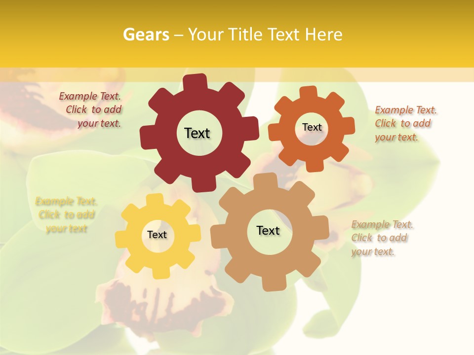 Indoor Saint Violet PowerPoint Template