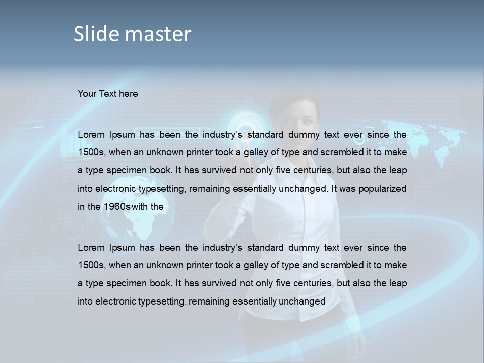 Code World Beautiful PowerPoint Template