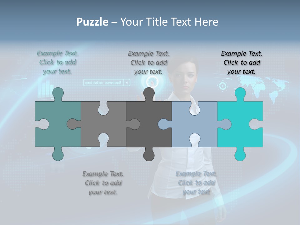 Code World Beautiful PowerPoint Template