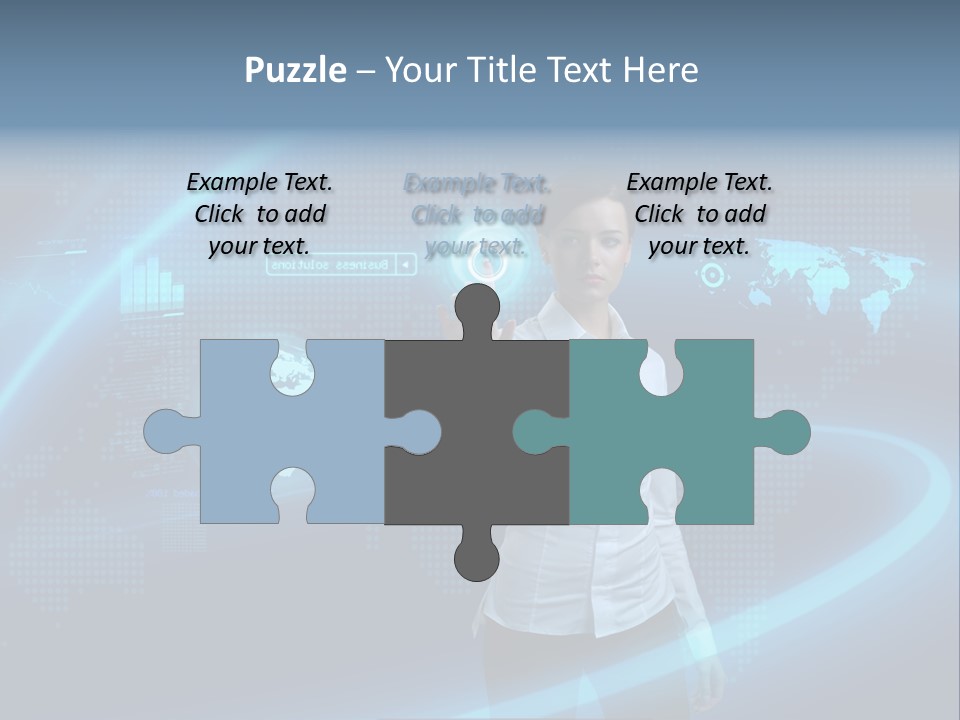 Code World Beautiful PowerPoint Template