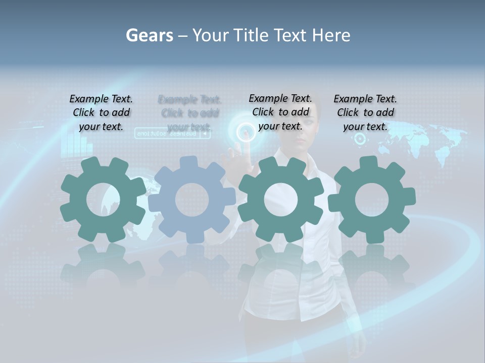 Code World Beautiful PowerPoint Template