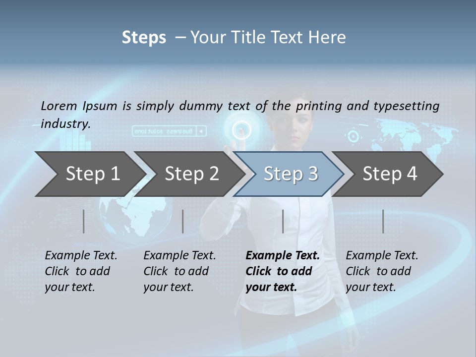 Code World Beautiful PowerPoint Template