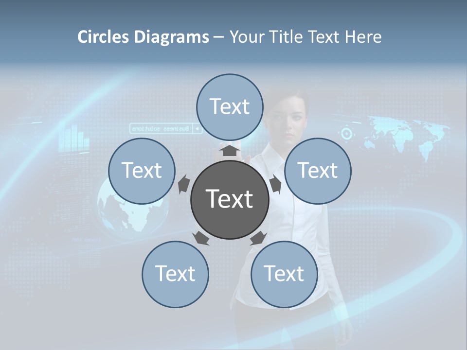 Code World Beautiful PowerPoint Template