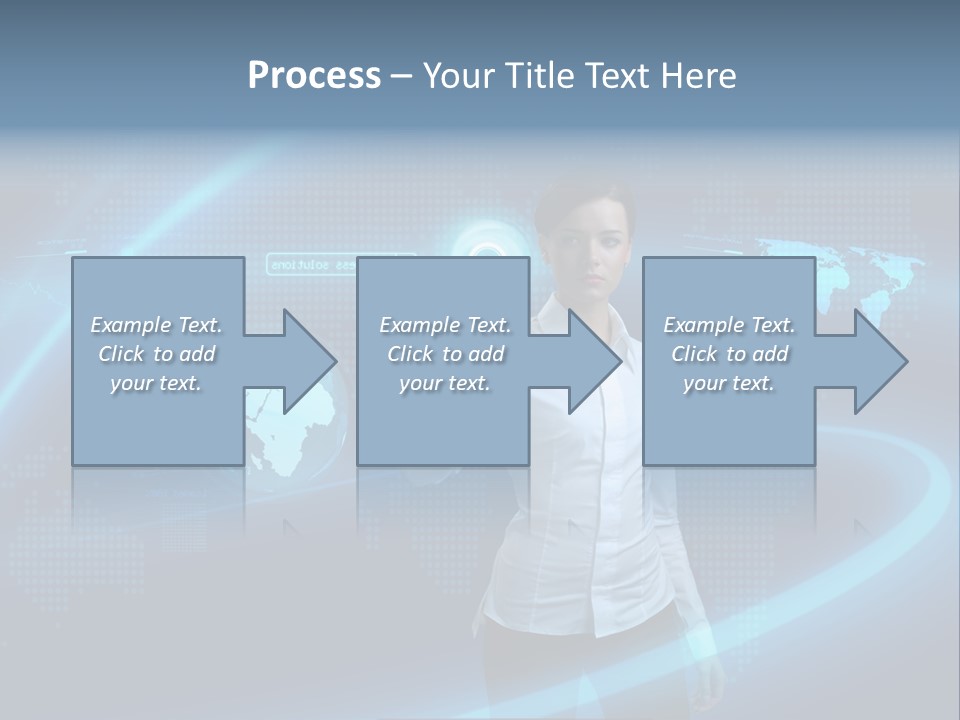 Code World Beautiful PowerPoint Template