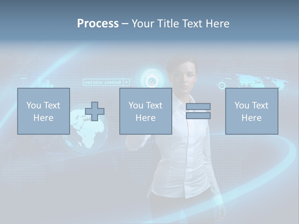Code World Beautiful PowerPoint Template