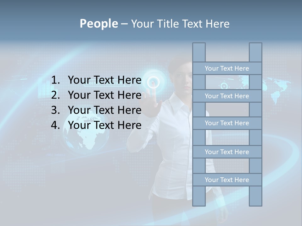 Code World Beautiful PowerPoint Template