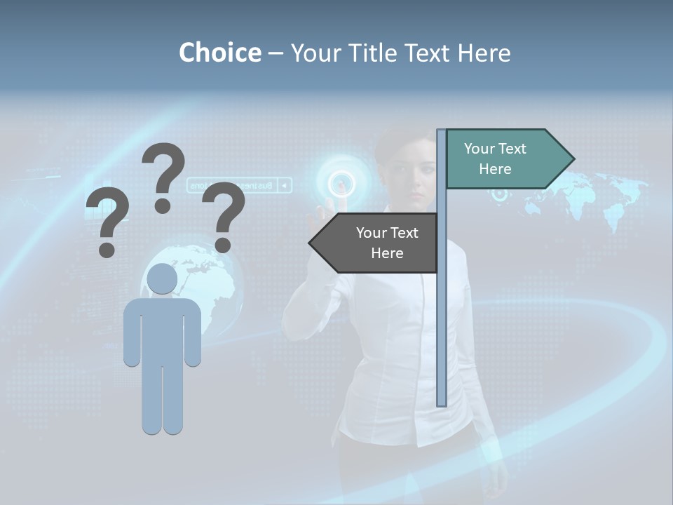 Code World Beautiful PowerPoint Template