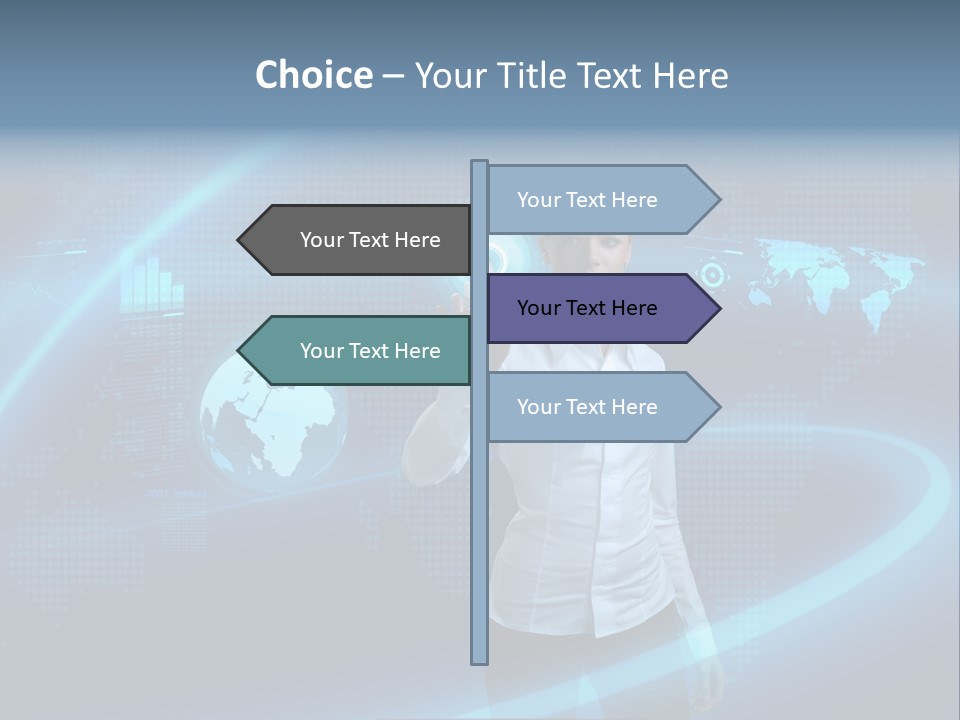 Code World Beautiful PowerPoint Template