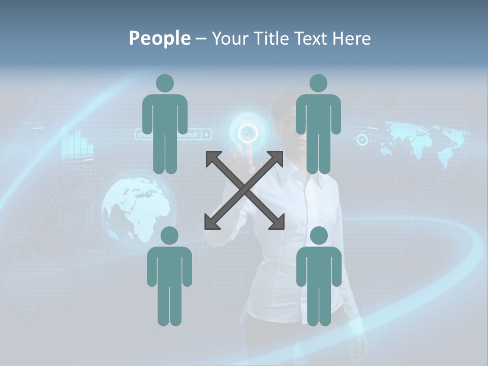 Code World Beautiful PowerPoint Template