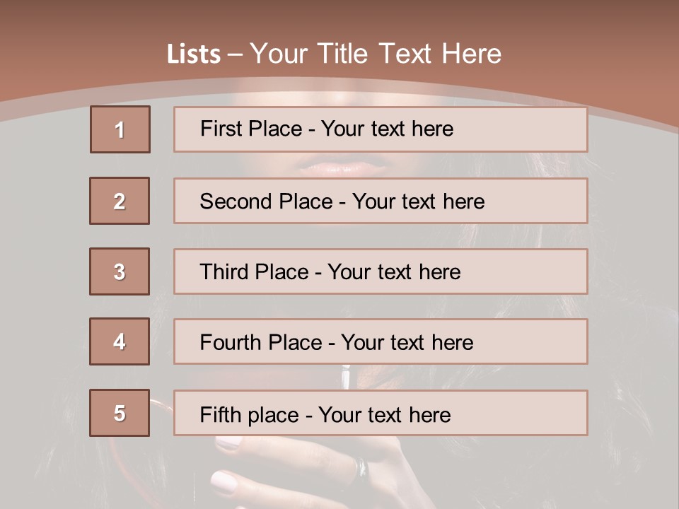Healthy Person Happiness PowerPoint Template