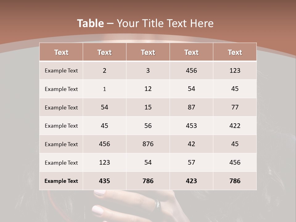 Healthy Person Happiness PowerPoint Template