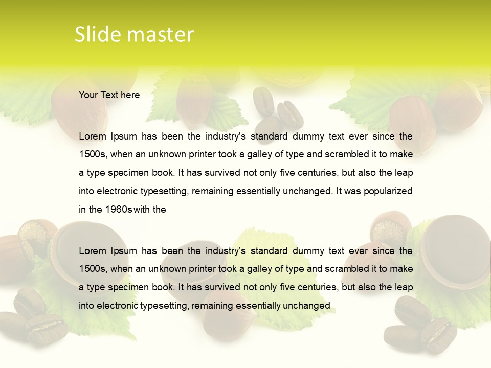 Fruit Seasonal Healthy PowerPoint Template