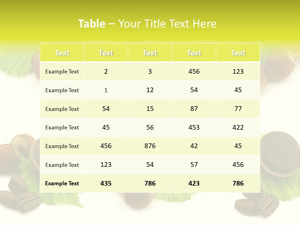Fruit Seasonal Healthy PowerPoint Template