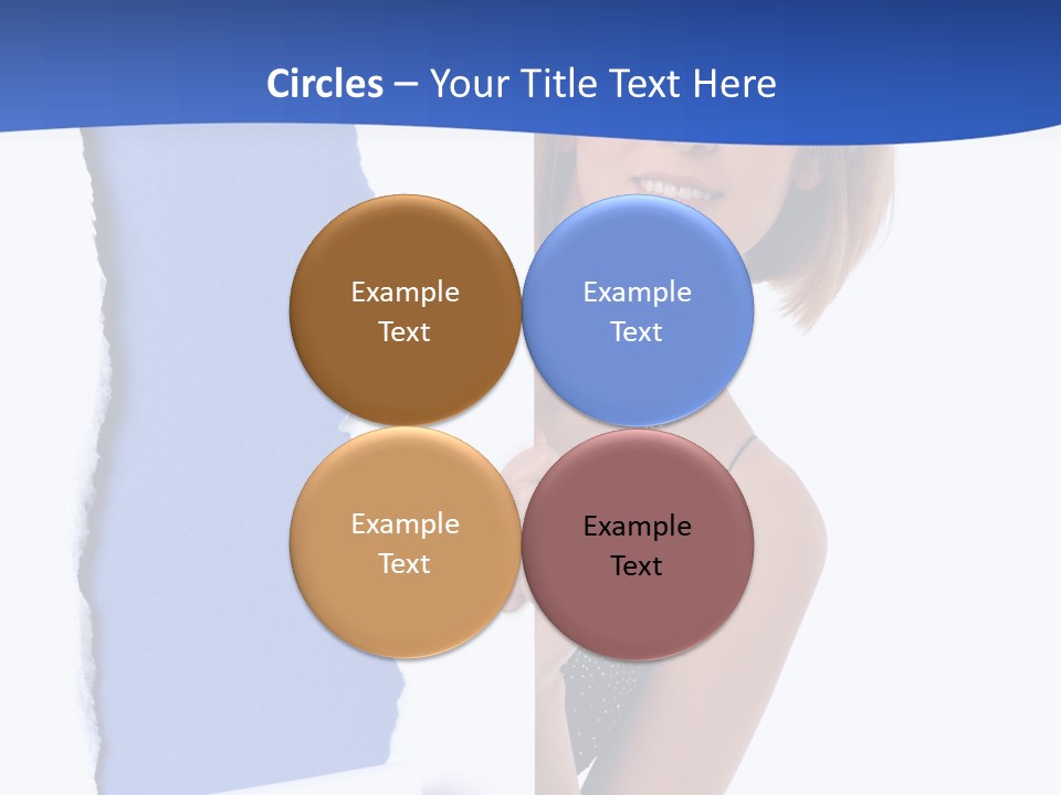 Torn Advertise Paper PowerPoint Template