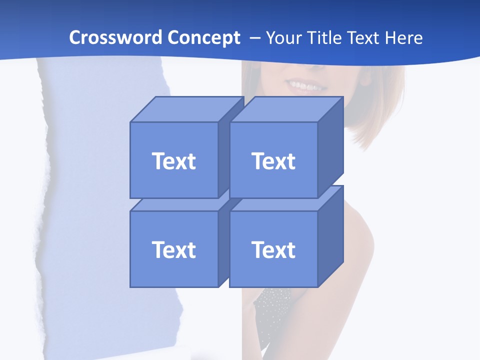 Torn Advertise Paper PowerPoint Template
