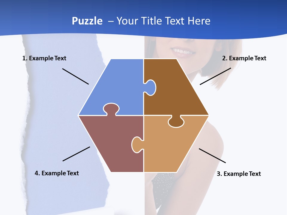 Torn Advertise Paper PowerPoint Template