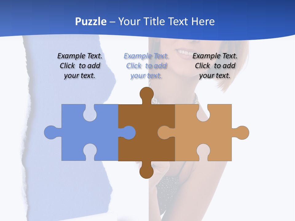 Torn Advertise Paper PowerPoint Template