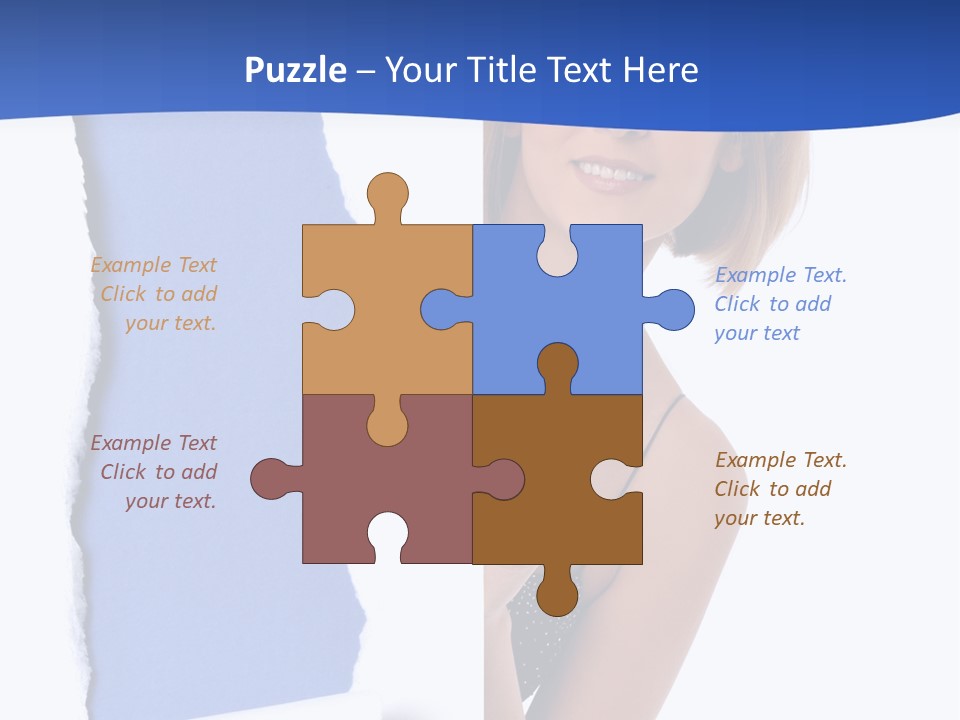 Torn Advertise Paper PowerPoint Template