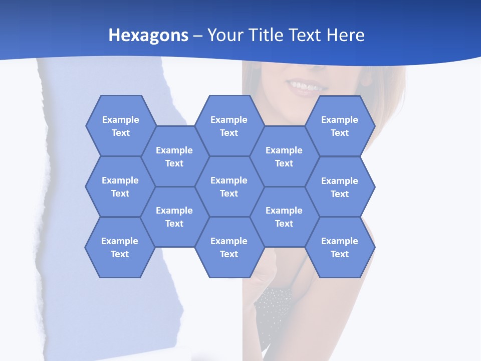 Torn Advertise Paper PowerPoint Template